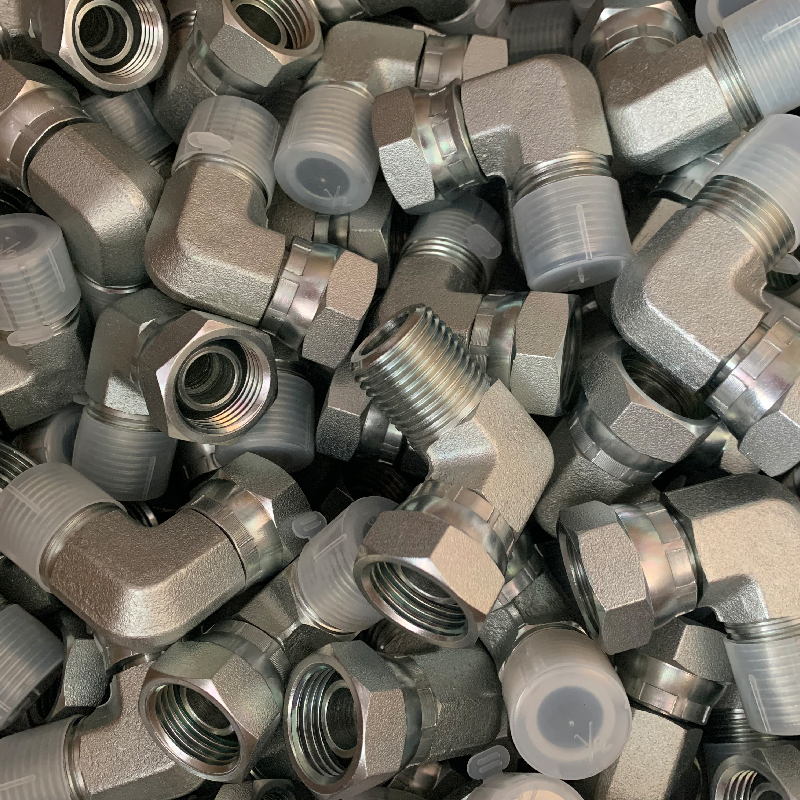 2NU9 NPSM swivel / male pipe thread hydraulic swivel elbow fitting