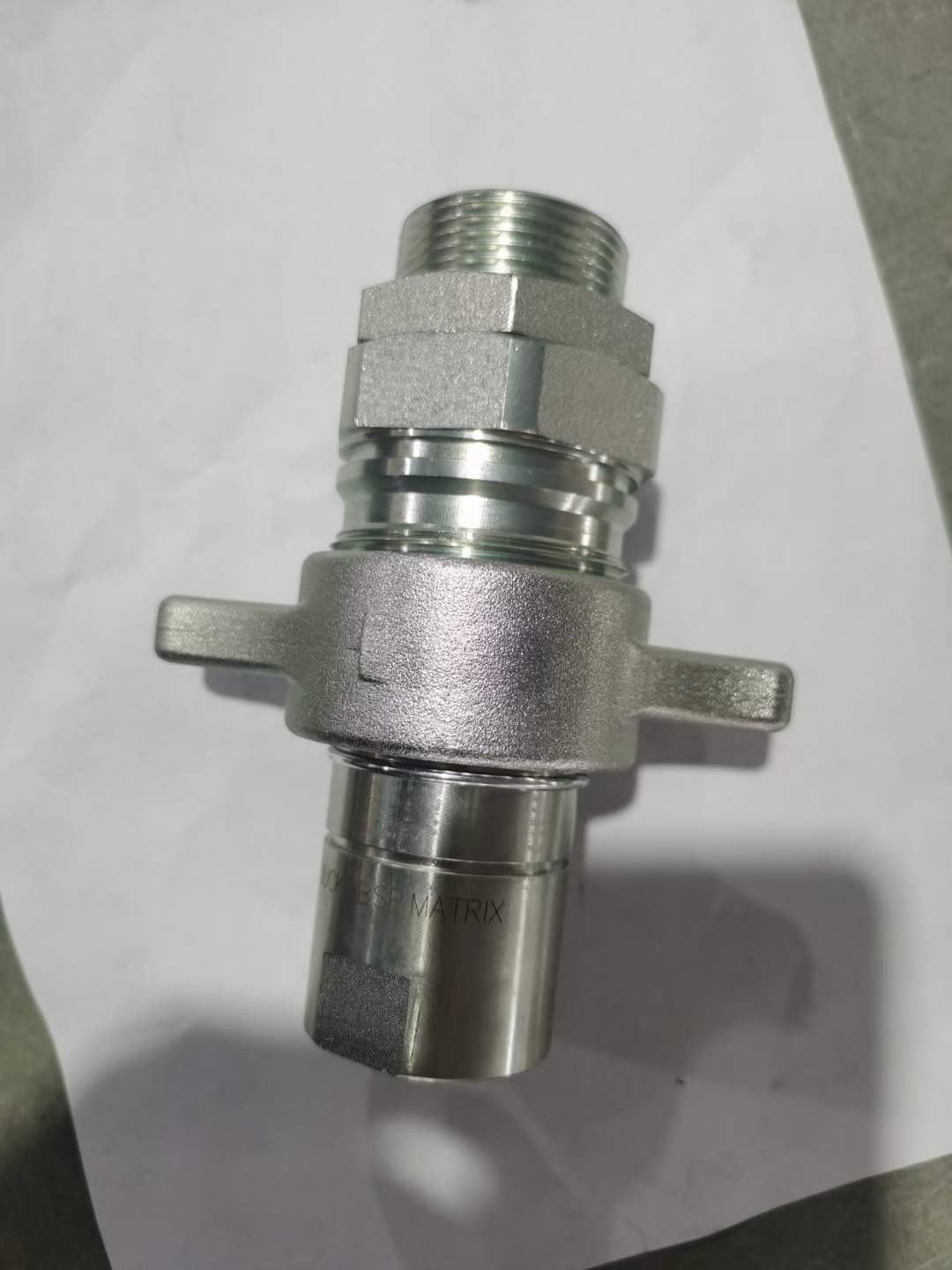 WING NUT COUPLING FOR TRAILERS THREAD TYPE HYDRAULIC QUICK COUPLING