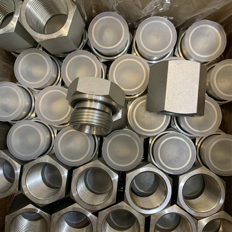 4BWD BSP MALE CAPTIVE SEAL PLUG connections for hydraulic hoses